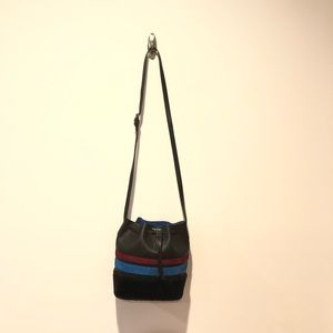 Mother of Pearl | Leather Drawstring Bucket Bag